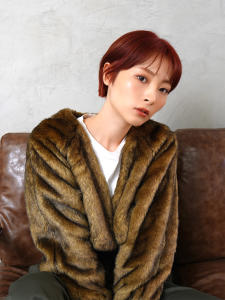【La fith】丸みショート×レッドブラウン - La fith hair lino 三宮店掲載