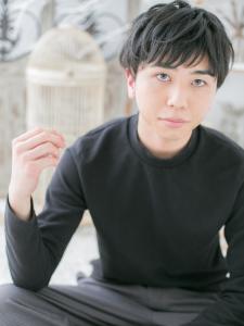 マットな質感◎黒髪グレージュカラーマッシュ　ネイビーブラック - mod's hair 越谷西口店【モッズヘア】掲載