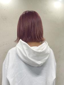20代30代大人透明感ピンクブラウンケアブリーチボブ【上野】 - agir hair 上野店掲載