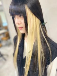 20代30代イヤリングカラー耳掛けラインストレート【上野】 - agir hair 上野店掲載