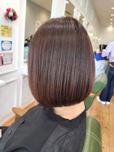 髪質改善ストレートパーマスタイル - odd-jobs KUM hair & make掲載