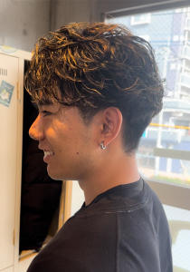 波パーマ×バレイヤージュ - 男性専門美容室 growth 別府店掲載