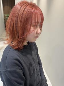 アプリコットピンク - 半個室型美容室 Sourire 箱崎店掲載