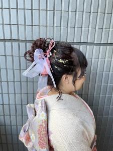 カールアップ/シニヨン/卒業式ヘア/成人式ヘア/着物ヘア - FACE。石川町掲載