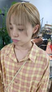 papel×blond short - papel hair issue掲載