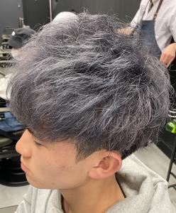 シルバーヘア?ショートマッシュスタイル【楽天】 - メンズサロンRudus 新保店掲載