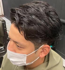 ニュアンスパーマ×サイドルーズスタイル【楽天】 - メンズサロンRudus 新保店掲載