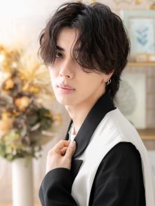 前髪パーマセンターパート無造作束感ショート　ノンジアミンカラ - COVER HAIR bliss 戸田公園西口店掲載