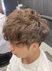 ショートマッシュ×スパイラルパーマスタイル【楽天】 - メンズサロンRudus 新保店掲載