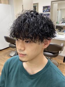 横浜波巻きスパイラルパーママッシュパーマメンズヘア - ＣＲＥＡ能見台掲載