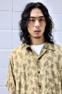 グランジパーマ　メンズロングパーマ   スパイラルパーマ - プランツヘアー博多掲載