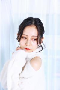 冬の儚げアップスタイル