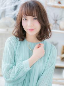 斜めバング♪くせ毛風抜け感小顔くびれカーフレンチカジュアル　 - mod's hair【モッズヘア】越谷/越谷西口店掲載