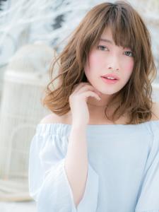バレイヤージュ大人かわいい小顔ランダムパーマ　ミントアッシュ - mod's hair【モッズヘア】越谷/越谷西口店掲載