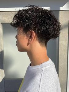 マッシュパーマ　束感　ツイストスパイラルパーマ　ツーブロック - MEN'S SALON alfRed 平針店掲載