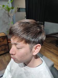 ショートマッシュ　2ブロ - NAP hair &Nalow homme掲載