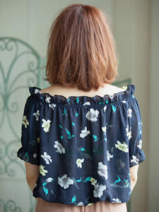 ツヤ髪シルキーベージュ小顔内巻きワンカール - hair garden Rold掲載