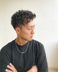 横浜メッシュパーマスパイラルパーマハイライトカラー - ＣＲＥＡ能見台掲載
