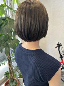 ショートボブ×オリーブグレージュ＊*【正木】 - tocca hair&treatment 三宮ANNEX掲載