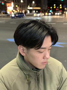 ナチュラルセンターパート<理容室><銀座> - 【シェアサロン】 LIBERTY SHARE BARBER 銀座掲載
