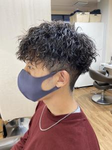 横浜市メンズパーマ波打ちツイストスパイラルマッシュ - ＣＲＥＡ能見台掲載