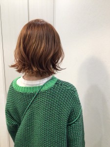 オレンジ×ブラウン　ミディアムhair - LOHAS Hair ANGIE掲載
