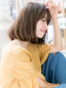 目力UP！斜めバングx小顔ワンカールボブディ　ことりベージュ - mod's hair 越谷西口店【モッズヘア】掲載