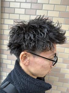 メンズツイストパーマ - 半個室型美容室 Sourire 春日店掲載