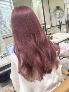 20代30代大人ダブルカラーブリーチピンクカラー【上野】 - agir hair 上野店掲載