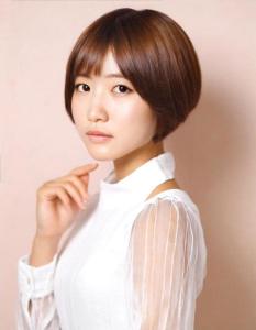 前髪あり丸みショートボブ20代30代40代50代 - Miss Grandee VILLAS掲載
