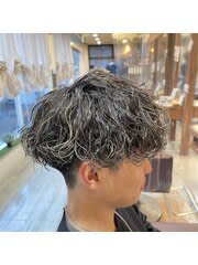 波巻きメッシュ　メンズカット　仙台/太白区/仙南/長町 - 「#NAVY」仙台長町店掲載
