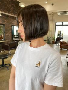 【 pignon 】ミニボブ　切りっぱなしボブ - 髪質改善 SEPT. 天神大名掲載