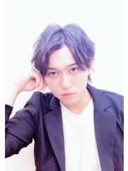 MEN’S HAIR　アッシュブラック　カルマパーマ - Menon掲載