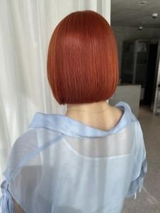 【MICHI 富田店　古作蓮】艶感　ピンクカラー　ミニボブ - HAIR MAKE MICHI 富田店掲載