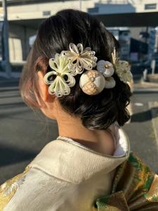 和装ヘアアレンジ　アップヘア　和装小物 - NAKAO COIFFURE掲載