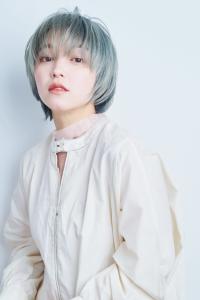 【UNIX港北】プチウルフショートボブ#ケアブリーチ#ブルー - UNIX モザイクモール港北店掲載