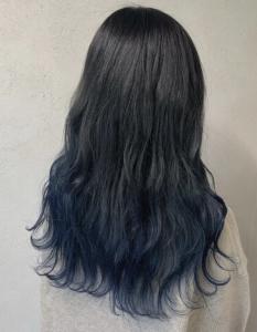 20代30代40代大人ブルーグレー裾カラー【上野】 - agir hair 上野店掲載