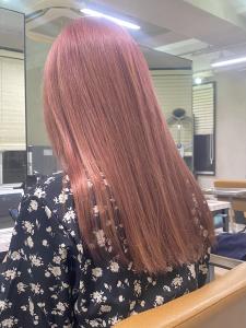20代30代大人ダブルカラーブリーチピンクカラー【上野】 - agir hair 上野店掲載