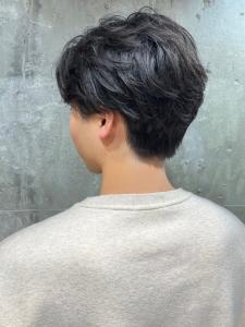 ツーブロック　センターパート　ニュアンスパーマ　爽やか　短髪 - MEN'S SALON alfRed 瑞穂店掲載