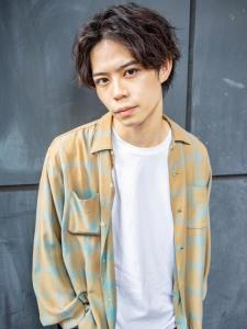 メンズ/センターパート/ツイストスパイラルパーマ - メンズサロン EIGHT MEN＆BAR 上野店 【エイト】掲載