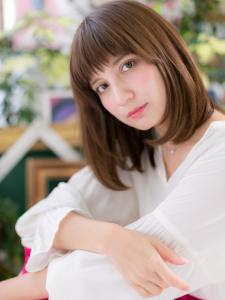 大人かわいい黒髪風ツヤロブ　グレージュカラー - COVER HAIR & SPA bliss【カバーヘア アンド スパ ブリス】浦和/浦和西口店掲載