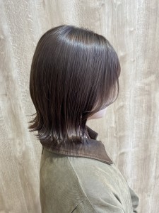 ミルクティーベージュのきりっぱなしボブ♪ - JAM's hair&spa五日市店 Smart Salon掲載