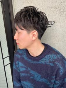 ナチュラル束感　ツーブロック　メンズカット - MENS SALON RUGGED 大野城店掲載