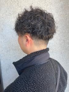 スパイラルパーマ　束感　刈り上げ　メンズパーマ - MENS SALON RUGGED 大野城店掲載