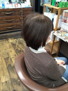 やや前上がりショートボブ - Hair Make HAREMA掲載