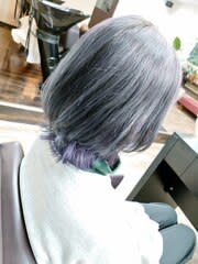 ～Lien渡邊～ボブウルフ×プラチナシルバー×パープルカラー - Salon de Lien掲載