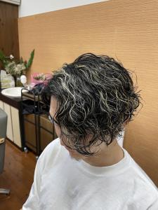 波打ちスパイラルセンターパート＆ハイライト