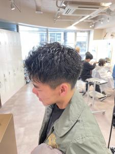 メンズショート/短髪/スパイキーショート/刈り上げ/グリース - FACE。石川町掲載