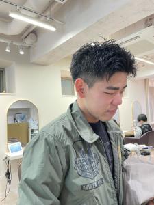 メンズショート/短髪/スパイキーショート/刈り上げ/グリース - FACE。石川町掲載