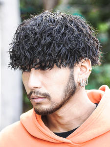 【alpha 新宿】黒髪×ツイストスパイラルパーマ - men's salon alpha 新宿【メンズサロンアルファ】掲載